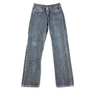 Levi Strauss 502 Regular Taper Jeans Mens W29 L32‎ Dark Wash Blue Denim 27x30*
